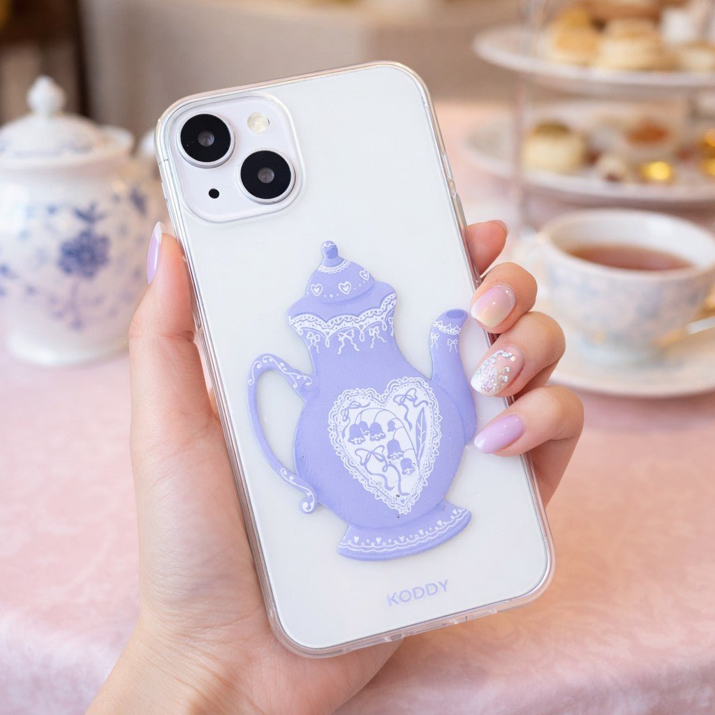 Classic Blue Teapot Phone Case - KODDY