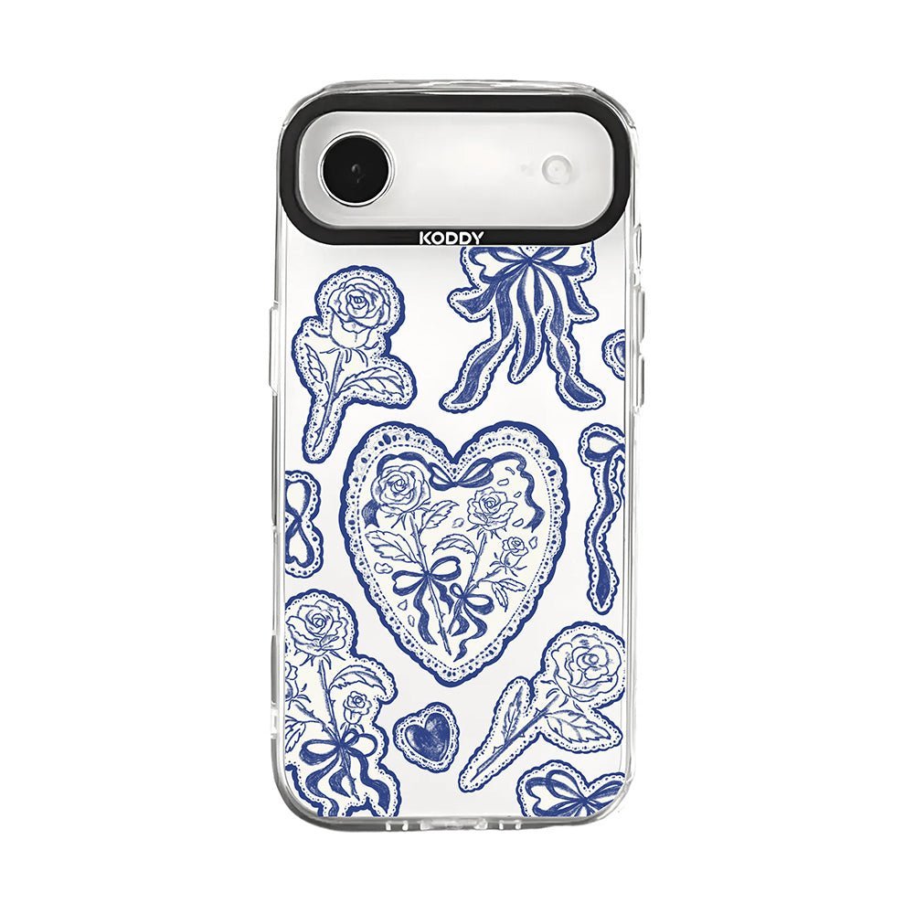 Classic Indigo Lace Apple iPhone Case