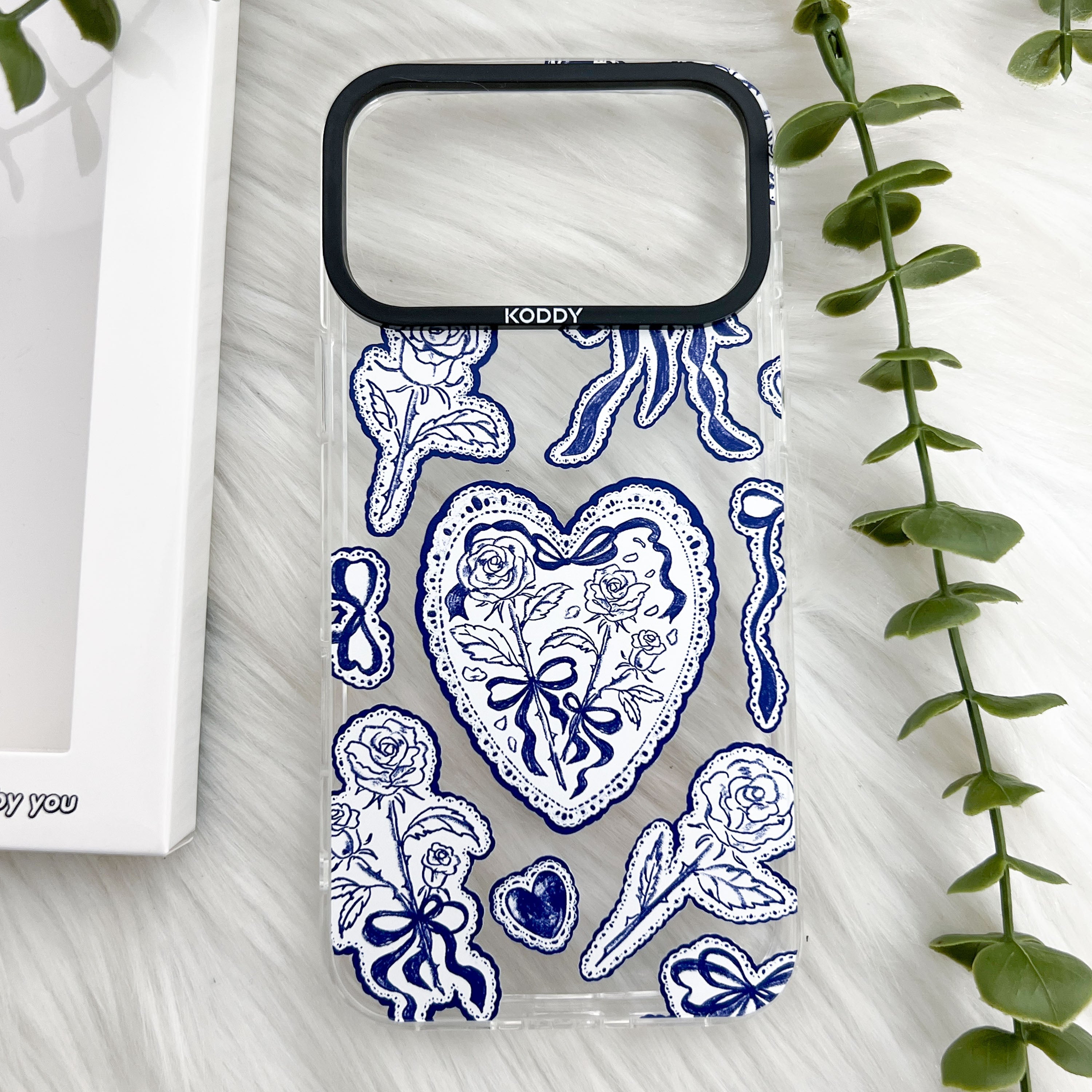 Classic Indigo Lace Apple iPhone Case