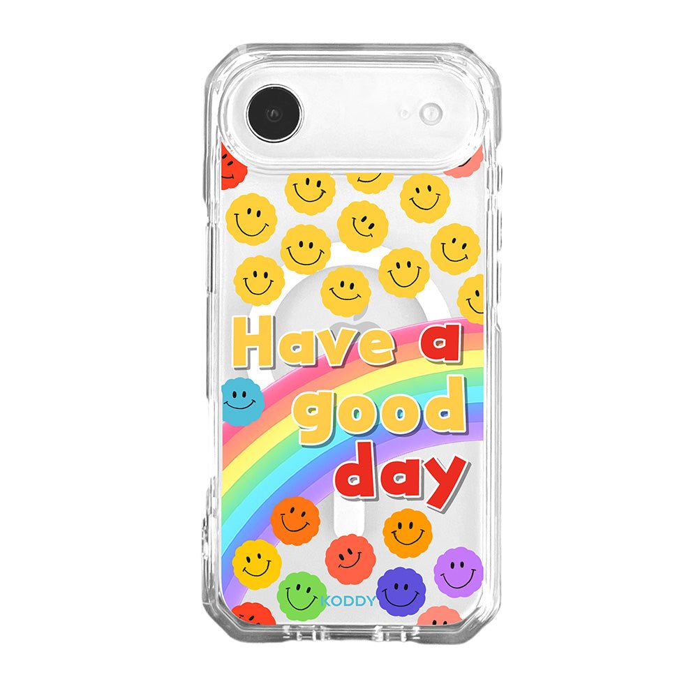 Colorful Smiley Face Rainbow Phone Case - KODDY aesthetic iphone case UK