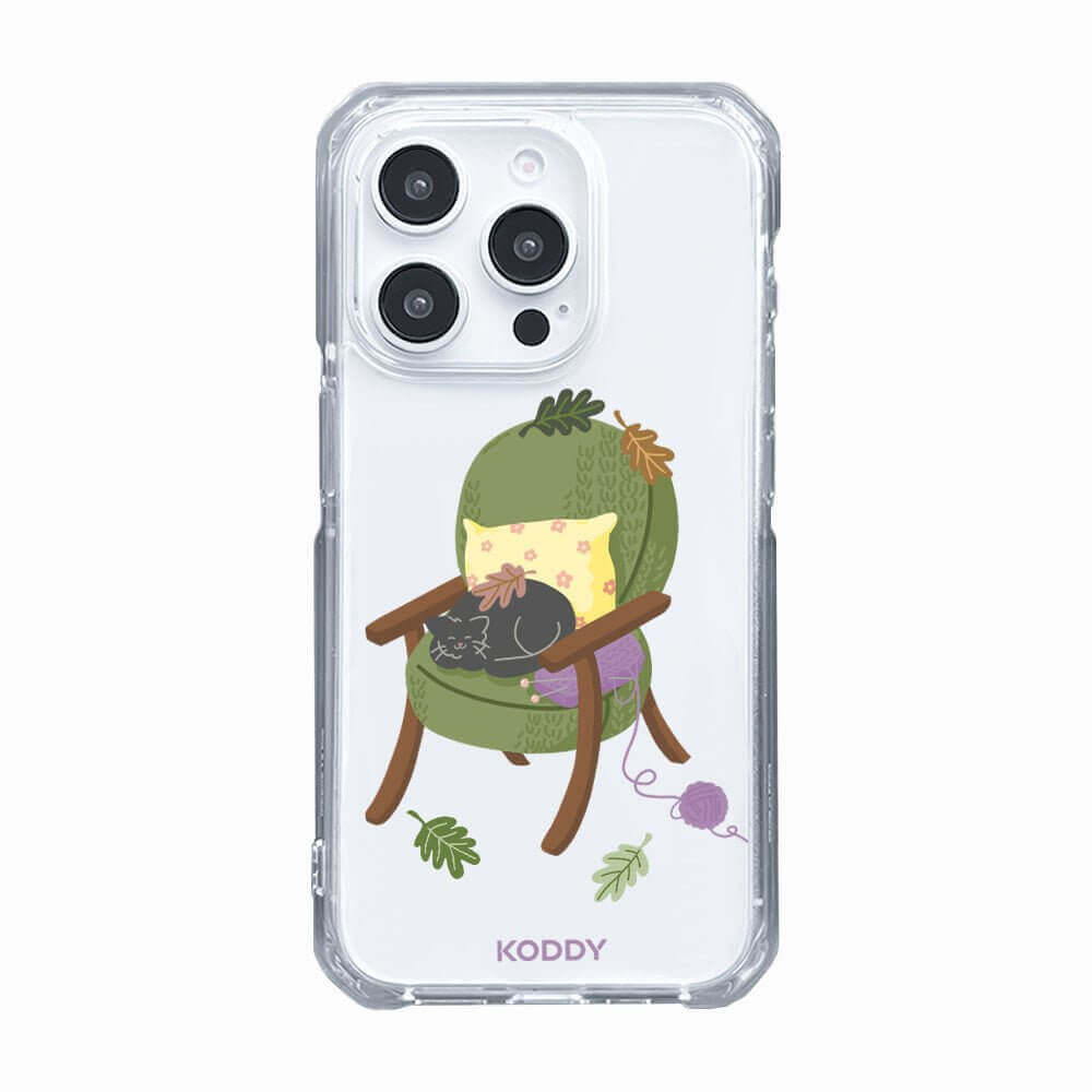 Cozy Sofa Cat Phone Case-KODDY aesthetic iphone case UK