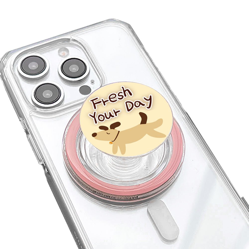 Cute Fresh Your Day with Puppy Phone Grip - KODDY