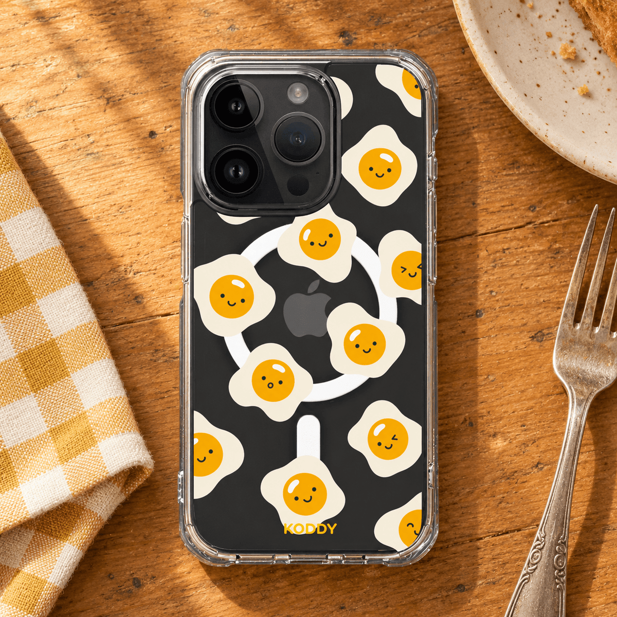 Cute Fried Egg Aesthetic Phone Case-KODDY aesthetic iphone case UK