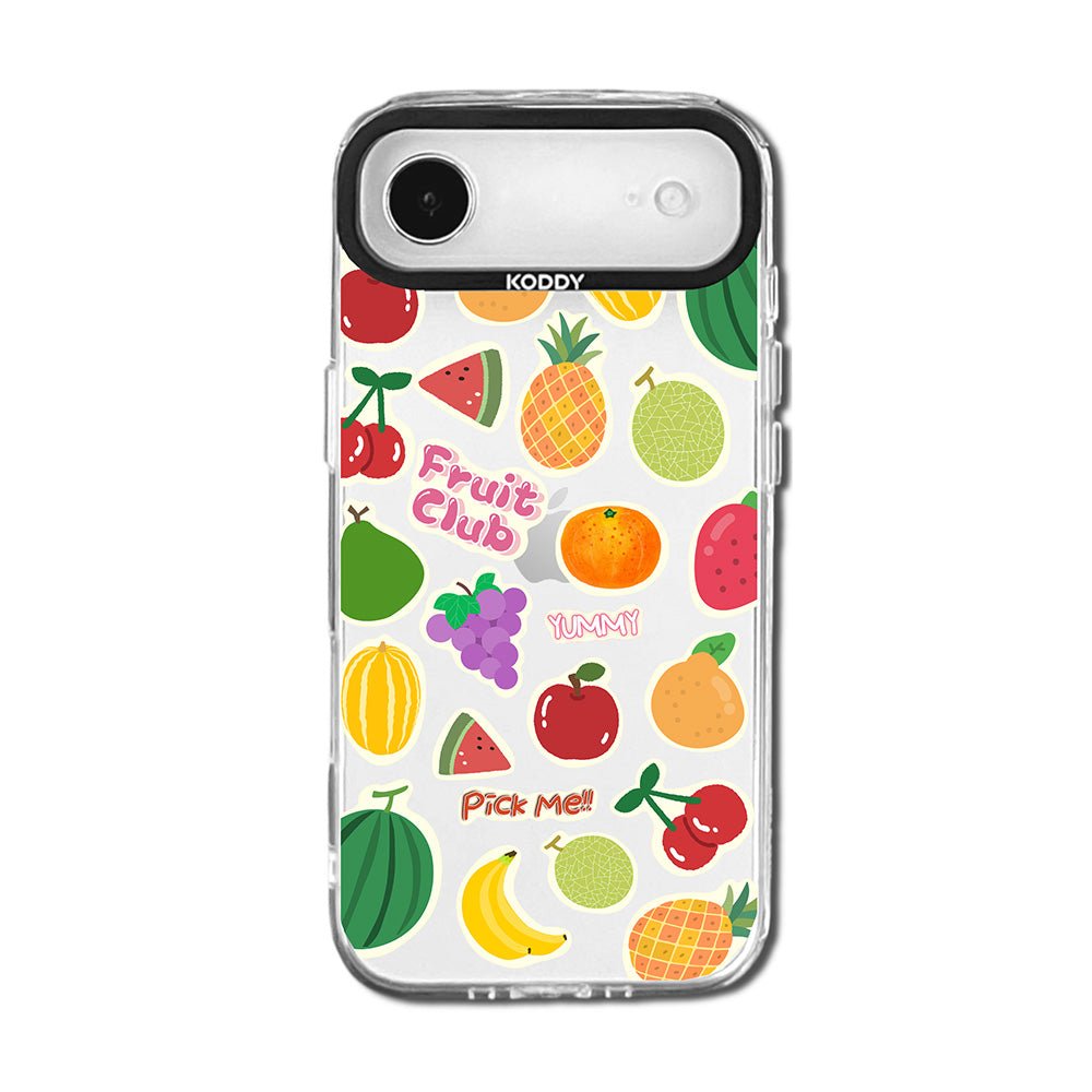 Cute Fruit Stickers iPhone Case