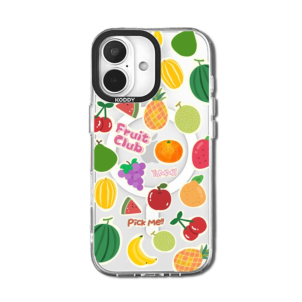 Cute Fruit Stickers iPhone Case