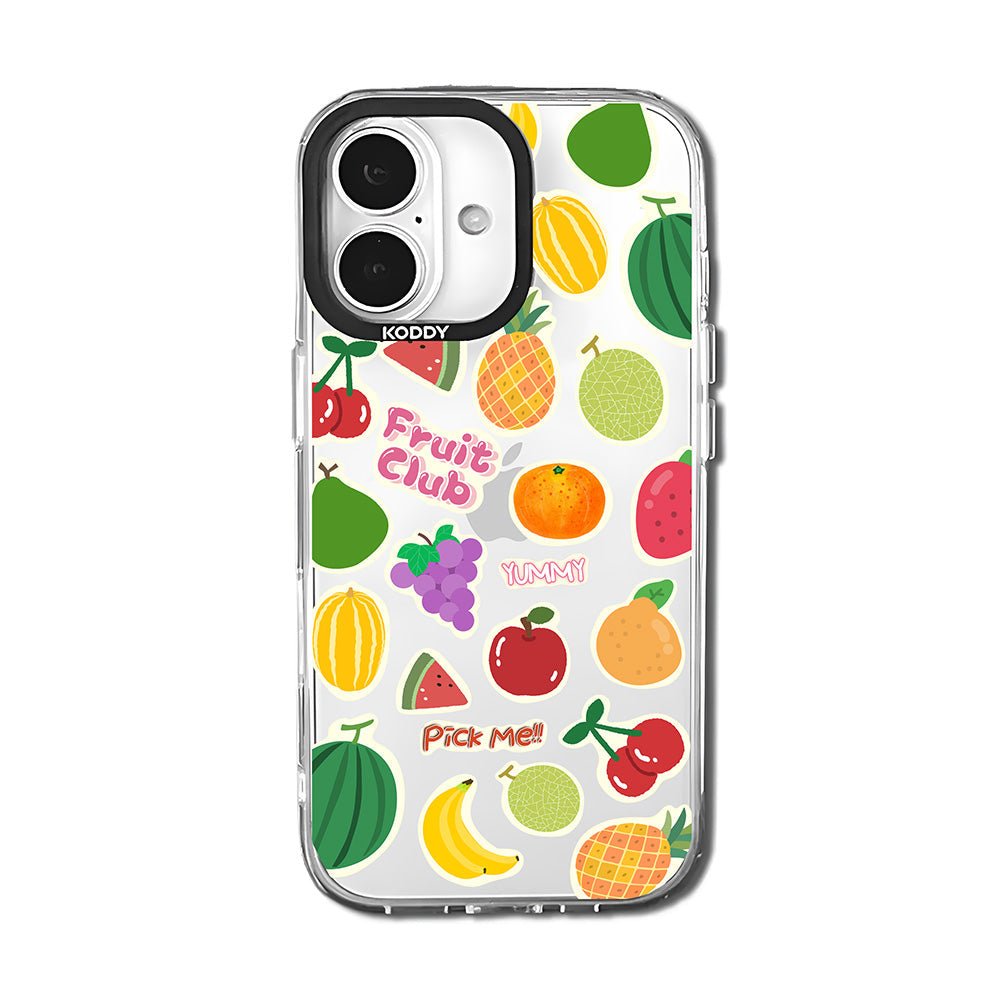 Cute Fruit Stickers iPhone Case