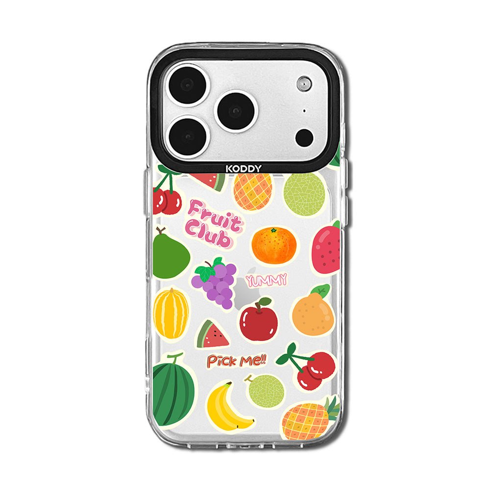 Cute Fruit Stickers iPhone Case