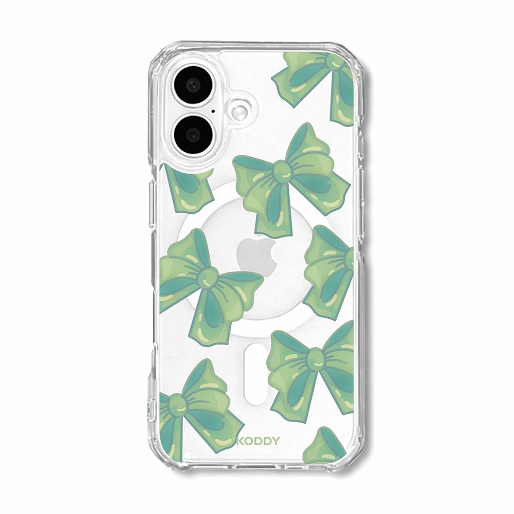 Cute Green Fluffy Ribbon Bows Phone Case