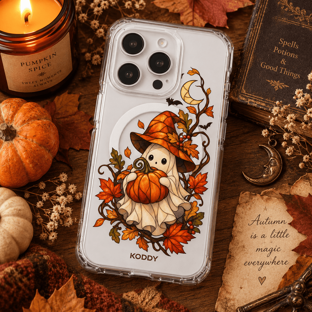 Cute Halloween Ghost Phone Case-KODDY aesthetic iphone case UK