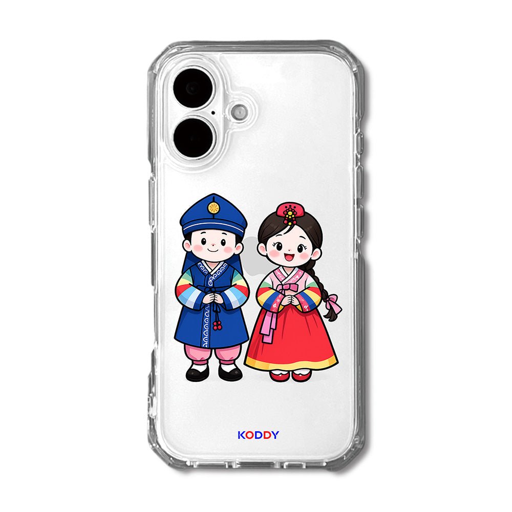 Cute Korean Hanbok Couple Phone Case-KODDY