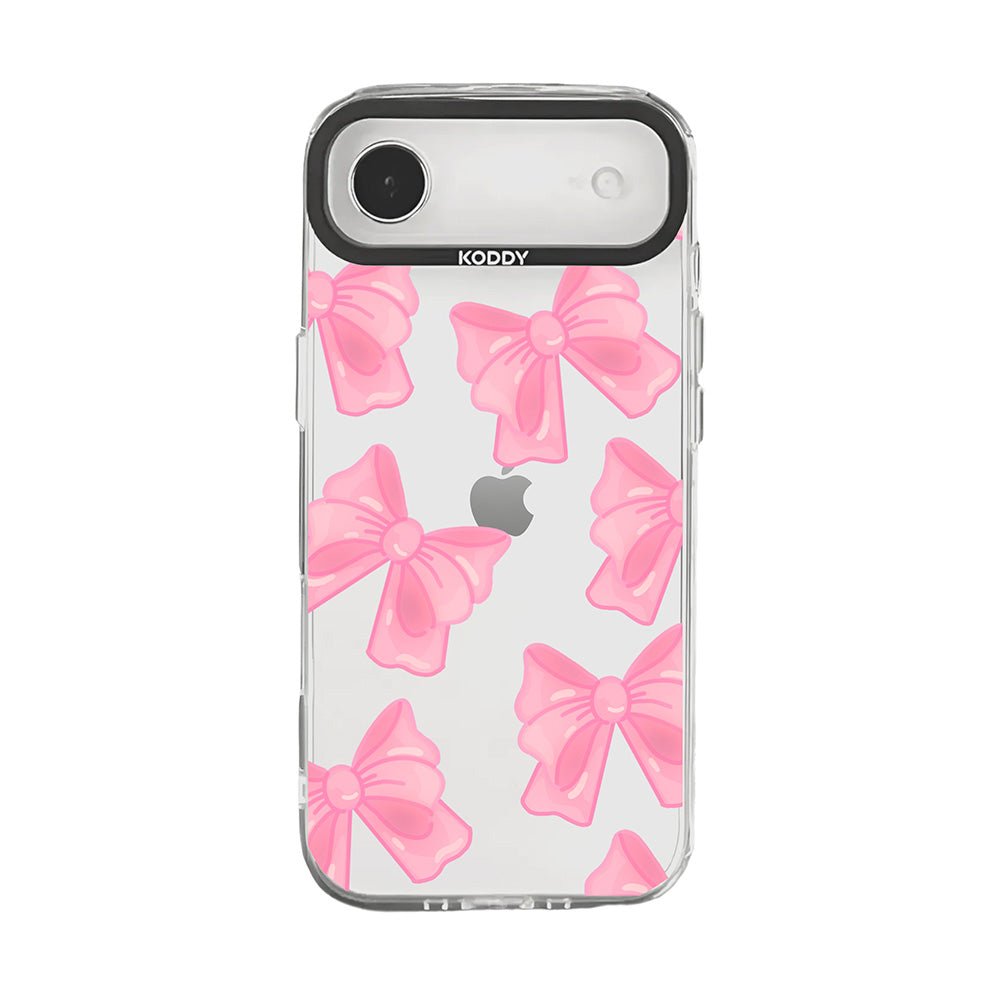 Cute Pink Fluffy Ribbon Bows iPhone Case - KODDY