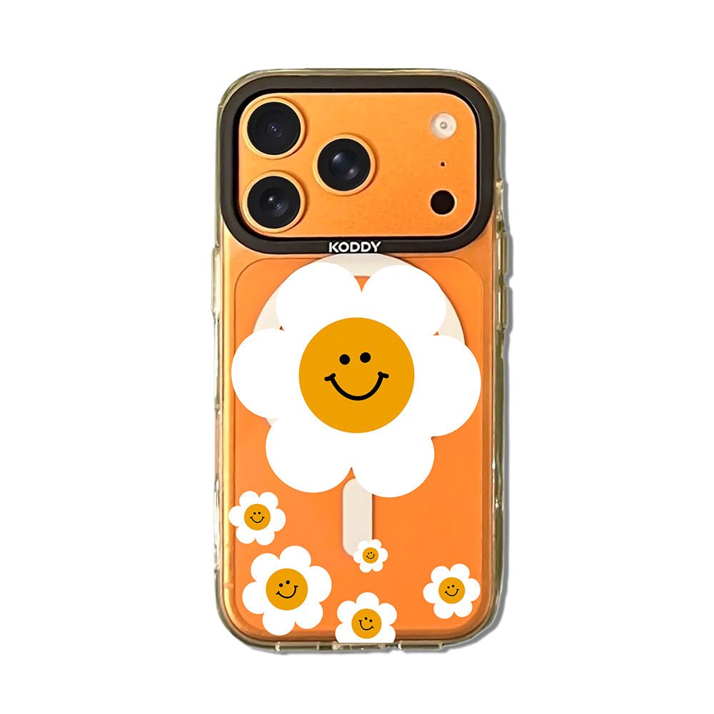 Cute Smile Daisy Flowers iPhone Case