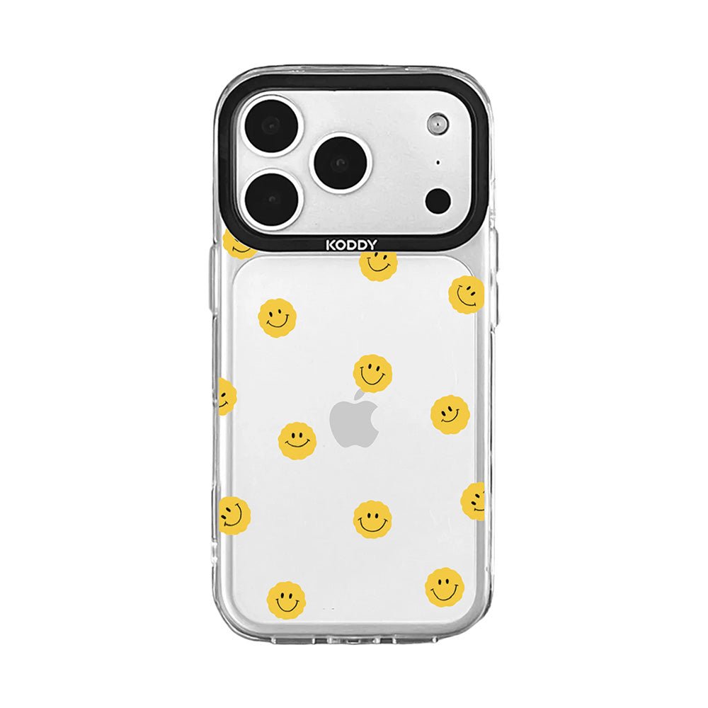 Pink Bubble Pattern Hearts iPhone Case - KODDY