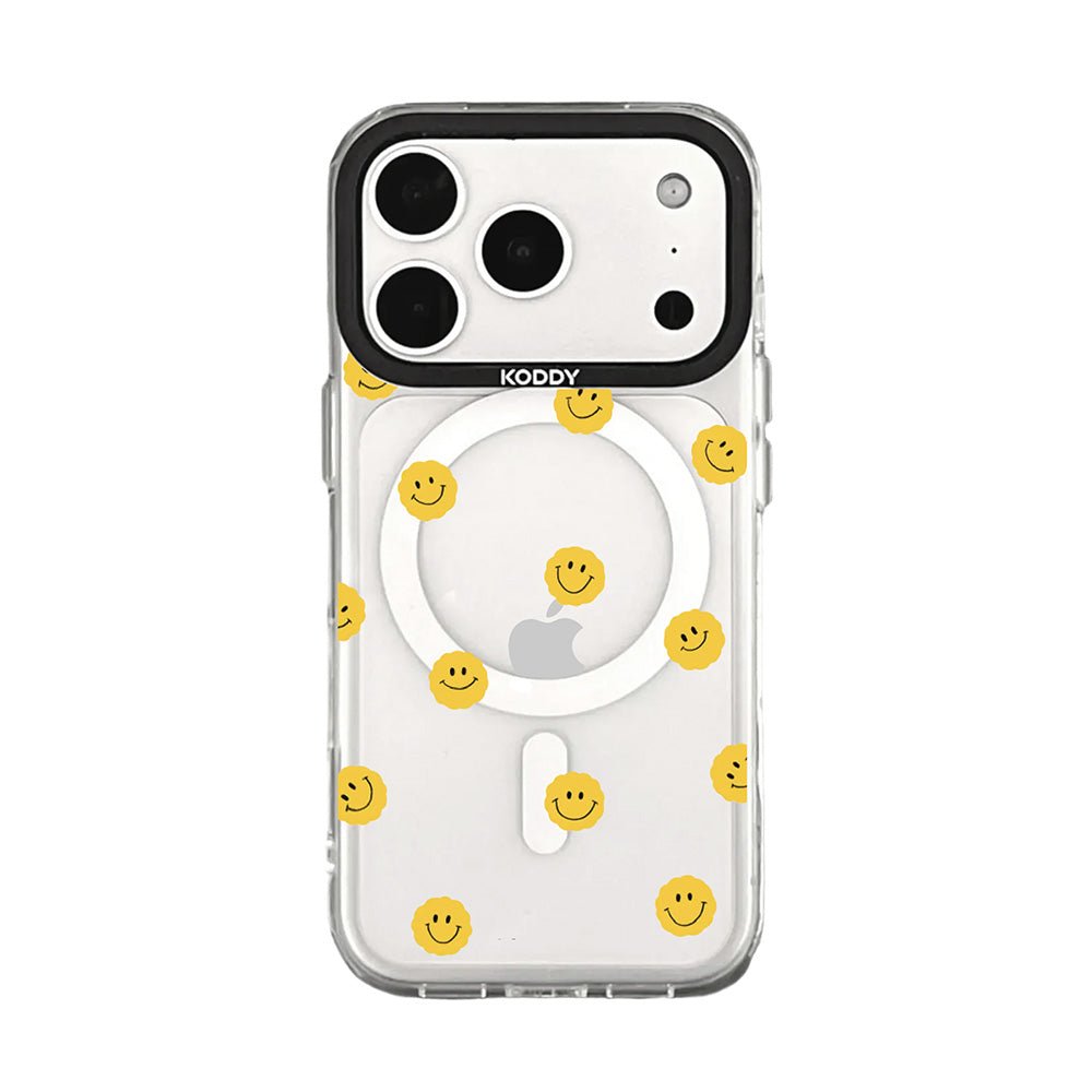 Pink Bubble Pattern Hearts iPhone Case - KODDY