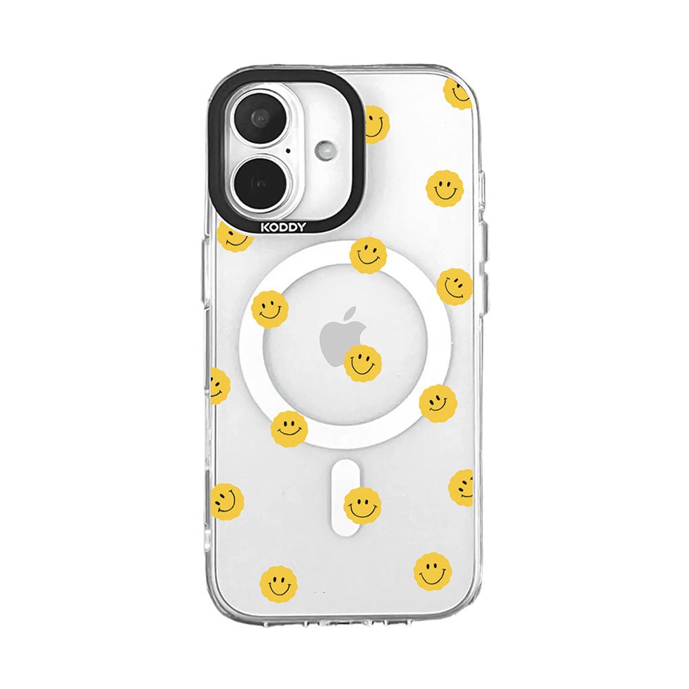 Pink Bubble Pattern Hearts iPhone Case - KODDY