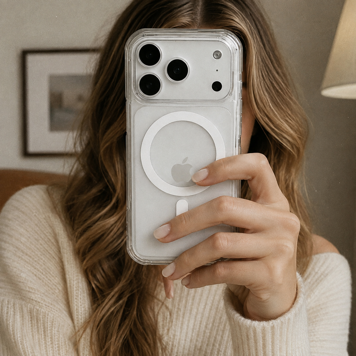 Stylish Clear Protective Phone Case