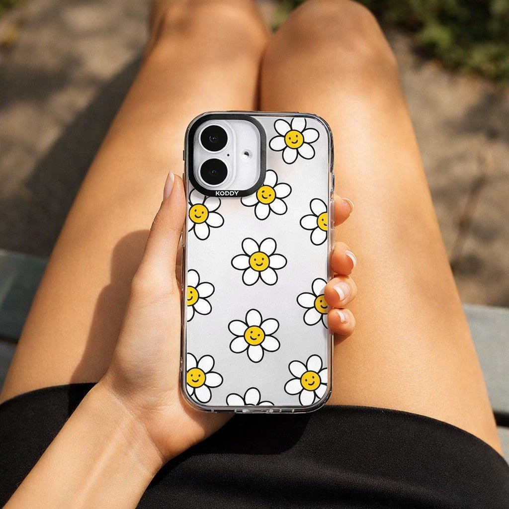 Daisy Smile Faces iPhone Case - KODDY aesthetic iphone case UK