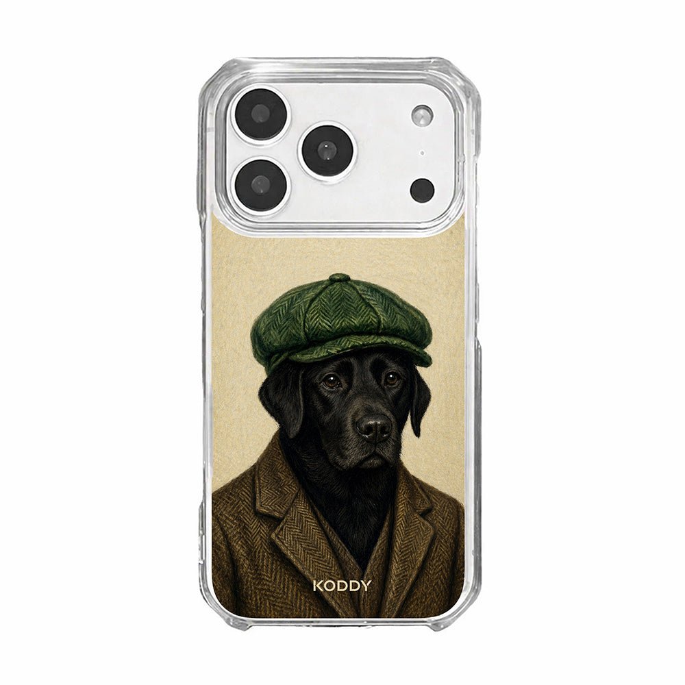 Dapper Labrador Vintage Gentleman Dog Phone Case-KODDY aesthetic iphone case UK