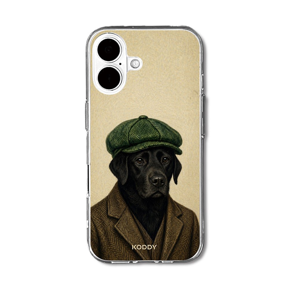 Dapper Labrador Vintage Gentleman Dog Phone Case-KODDY aesthetic iphone case UK