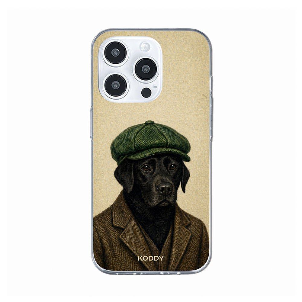 Dapper Labrador Vintage Gentleman Dog Phone Case-KODDY aesthetic iphone case UK