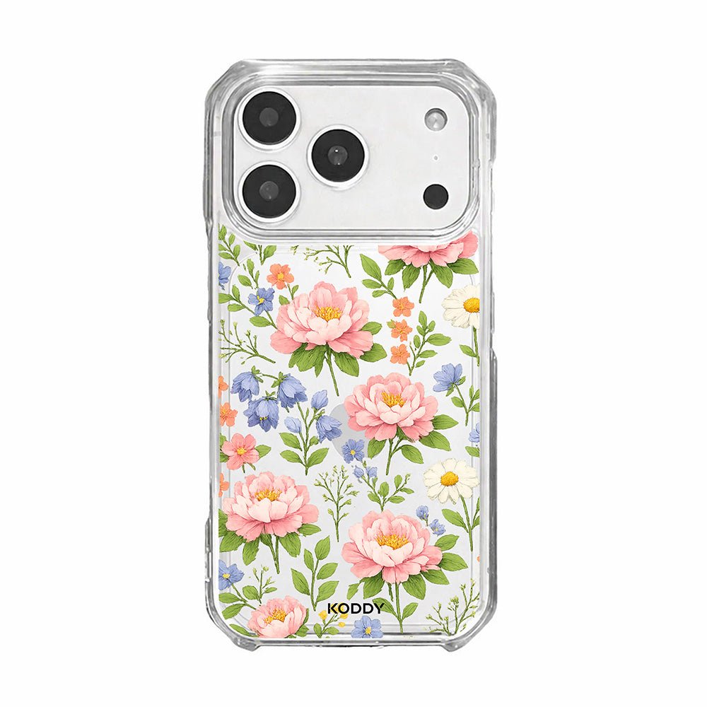 Floral Garden Clear phone case-KODDY aesthetic iphone case UK