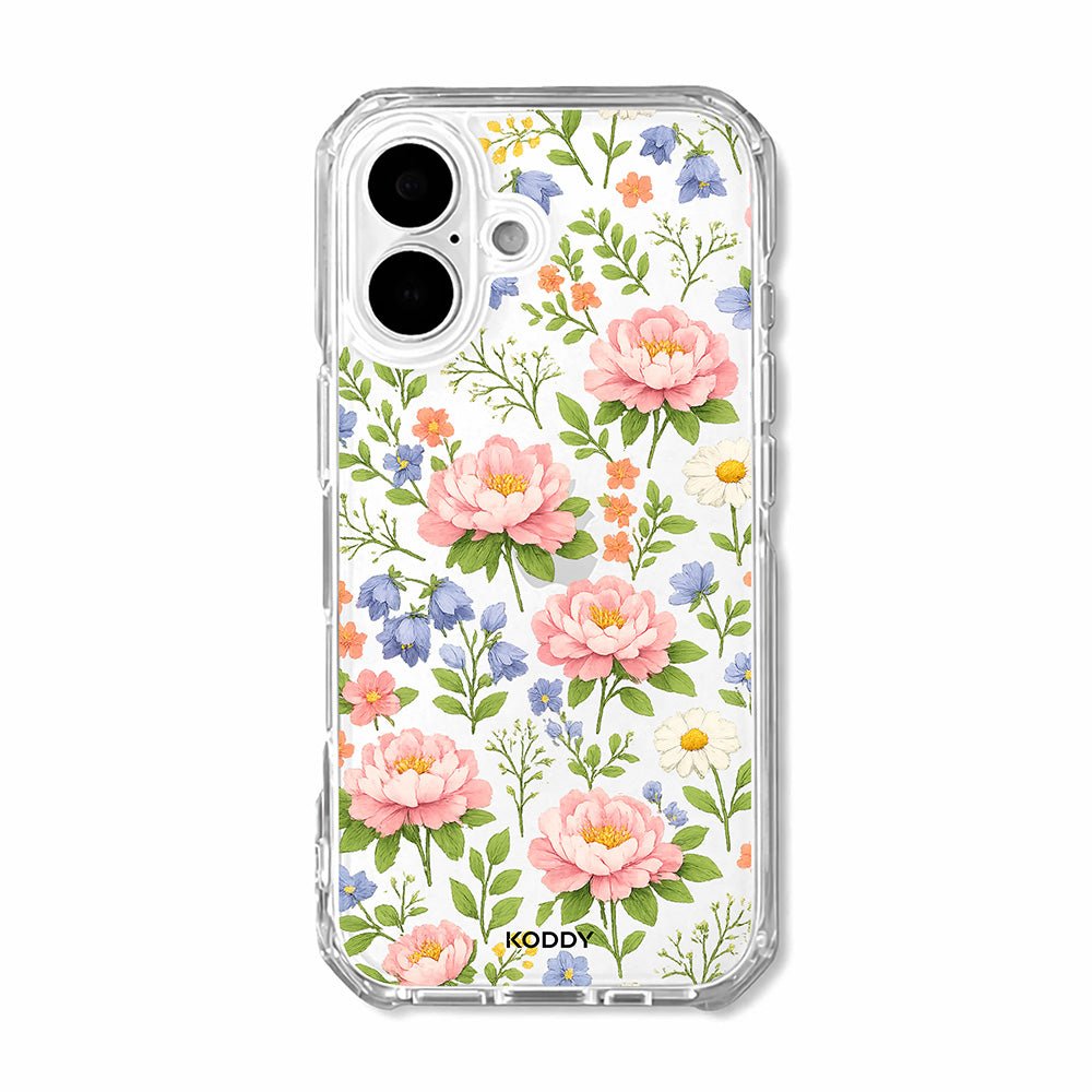 Floral Garden Clear phone case-KODDY aesthetic iphone case UK
