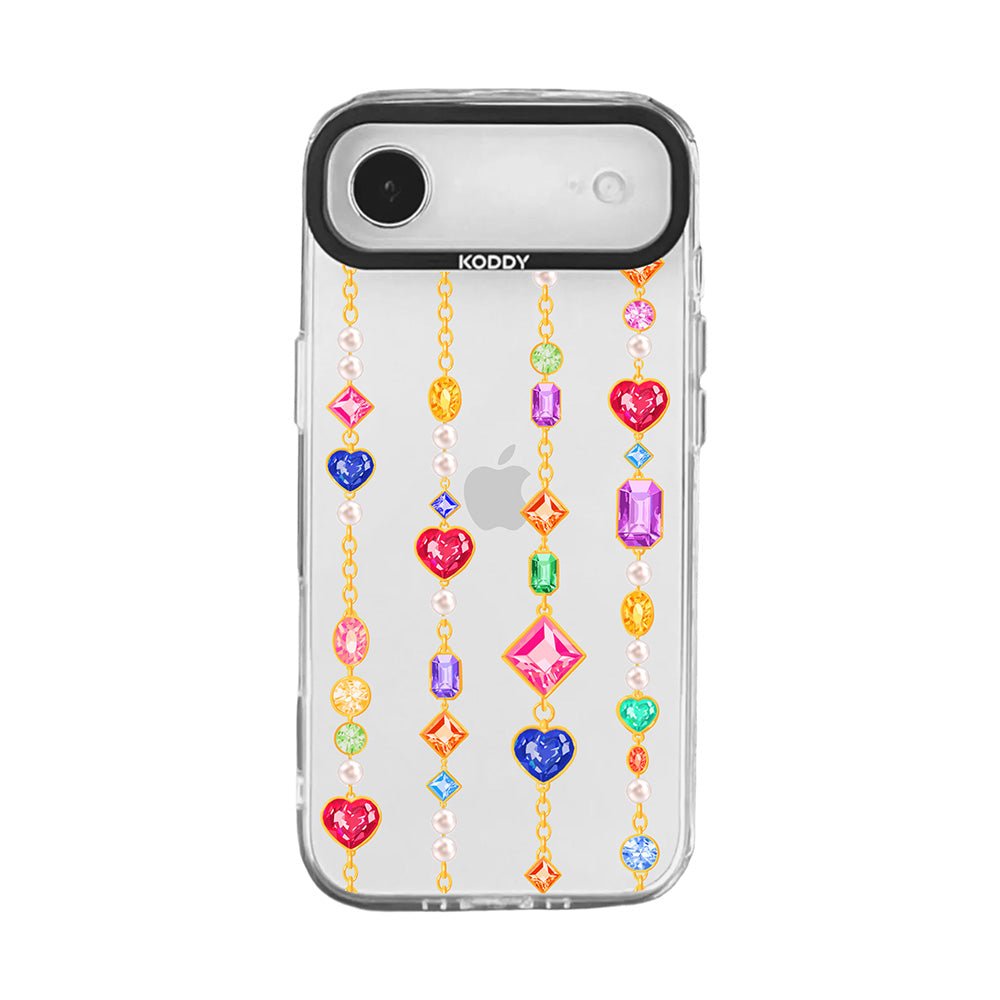 Gem Stone Chain iPhone Case-KODDY