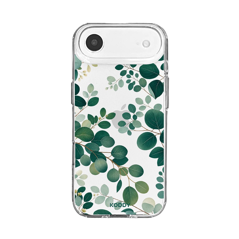 Green Eucalyptus Botanical Clear Phone Case
