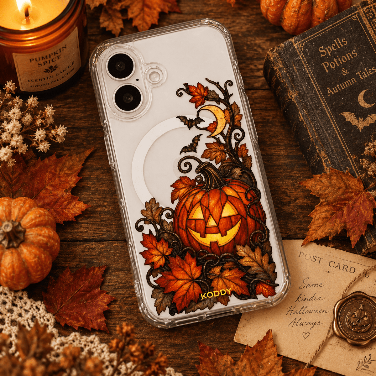 Halloween Pumpkin Aesthetic Phone Case-KODDY aesthetic iphone case UK