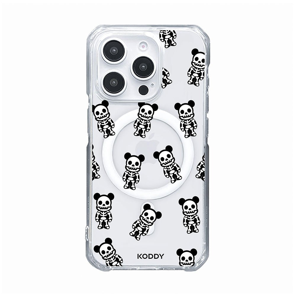Halloween Skeleton Teddy Bear Phone Case - KODDY