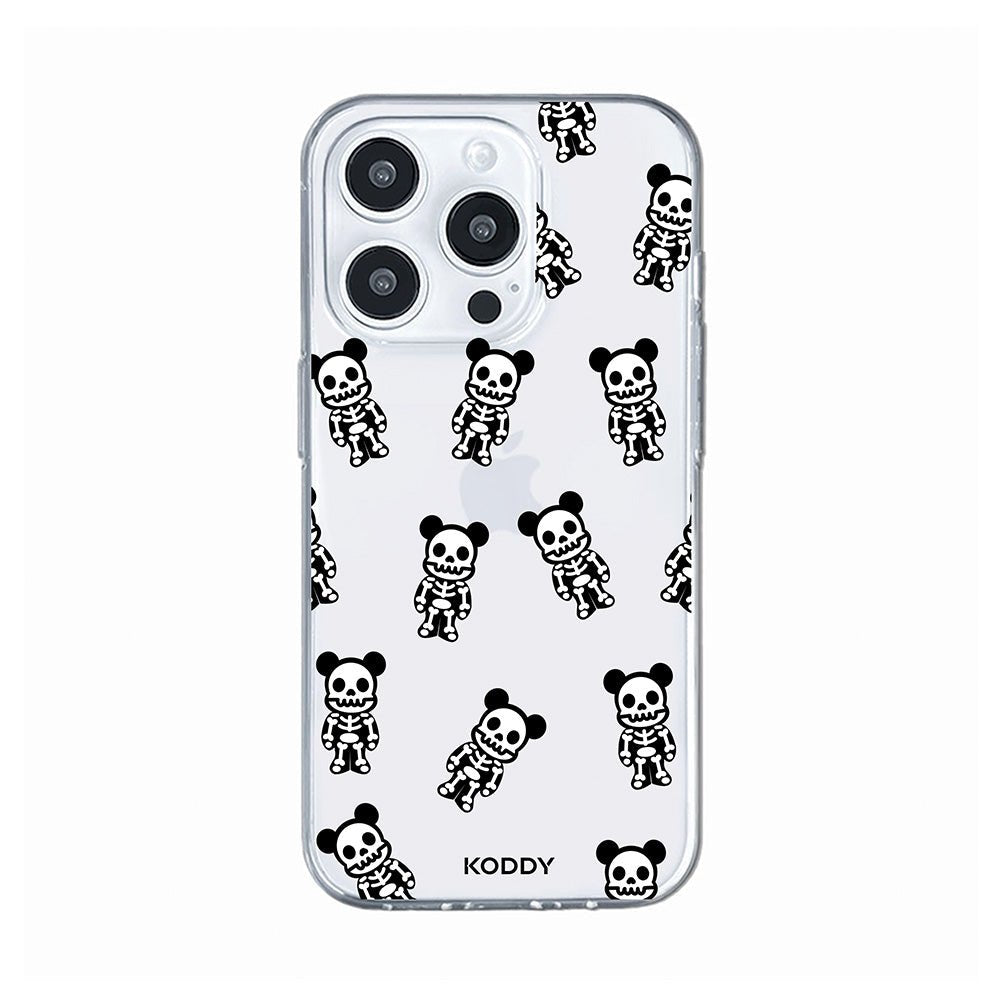 Halloween Skeleton Teddy Bear Phone Case - KODDY
