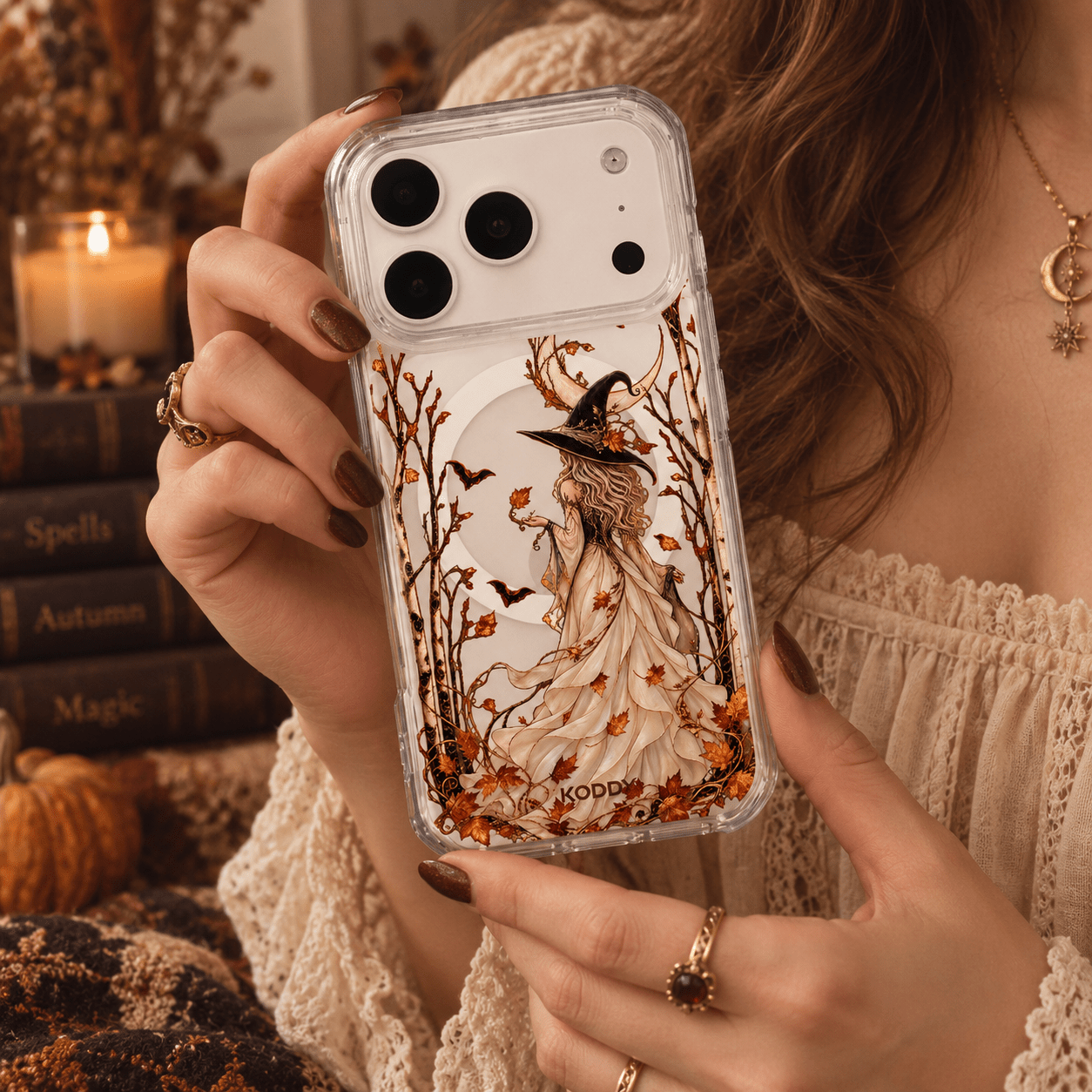 Halloween Witch Aesthetic Phone Case-KODDY aesthetic iphone case UK