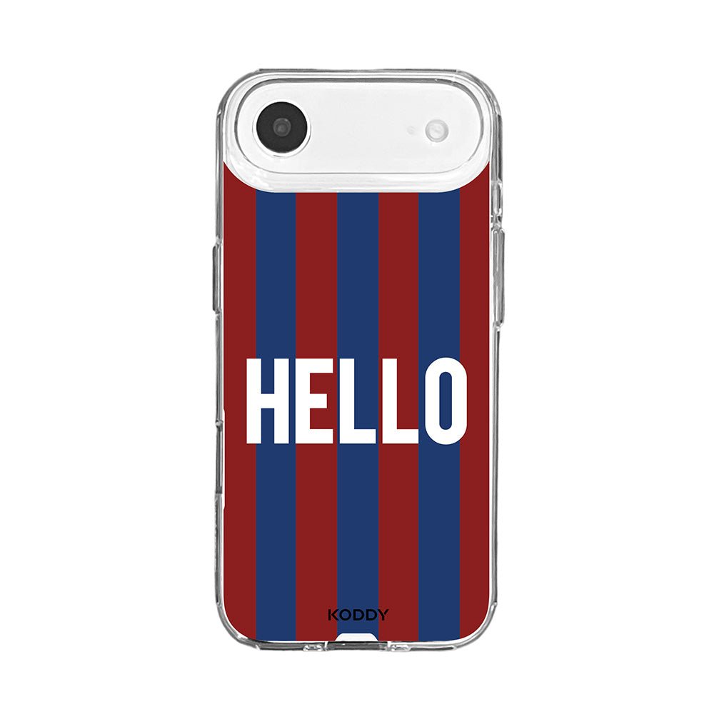 Hello Retro Stripe Phone Case-KODDY aesthetic iphone case UK