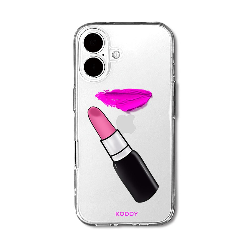 Hot Pink Lipstick Trace phone case - KODDY