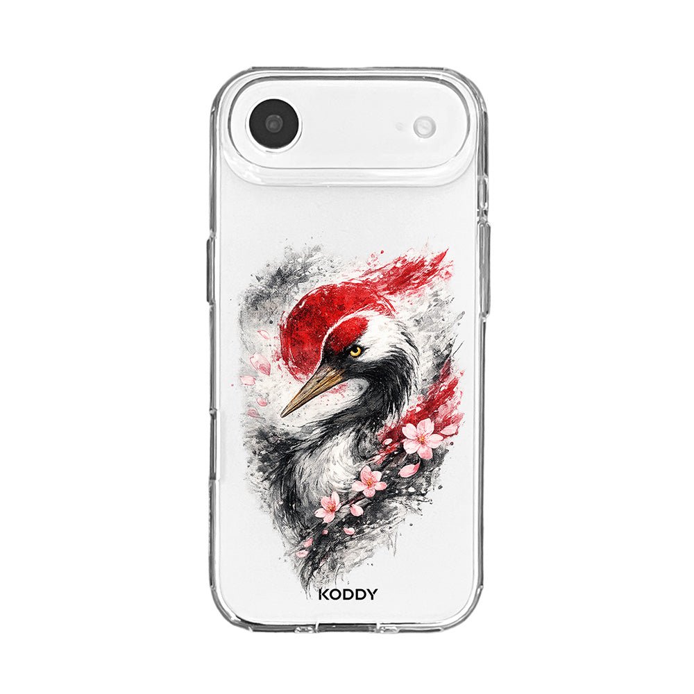 Japanese Sakura Crane Phone Case-KODDY aesthetic iphone case UK