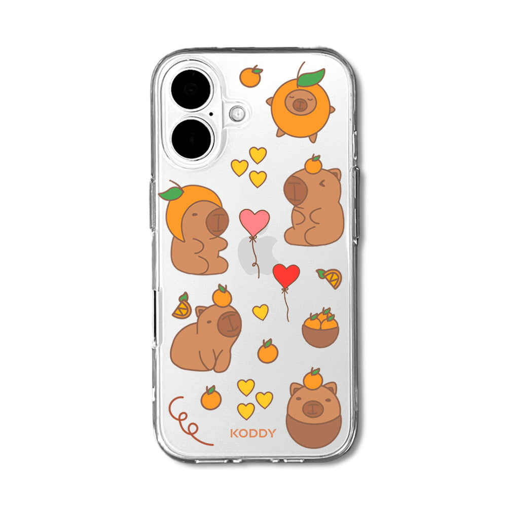 Cute Capybara Delight Phone Case-KODDY