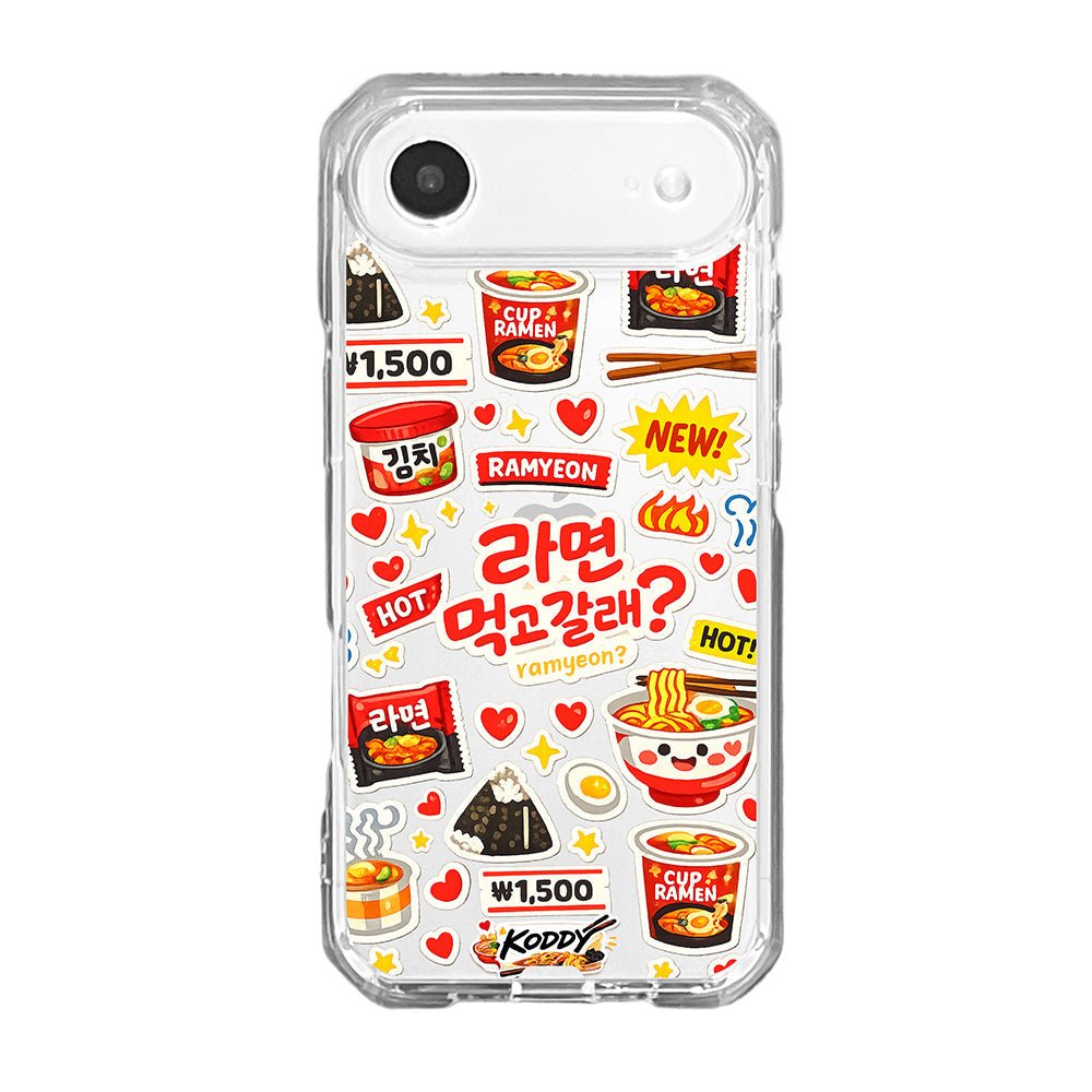 Korean Cute K - Convenience Store Style Ramyeon Sticker Phone Case - KODDY