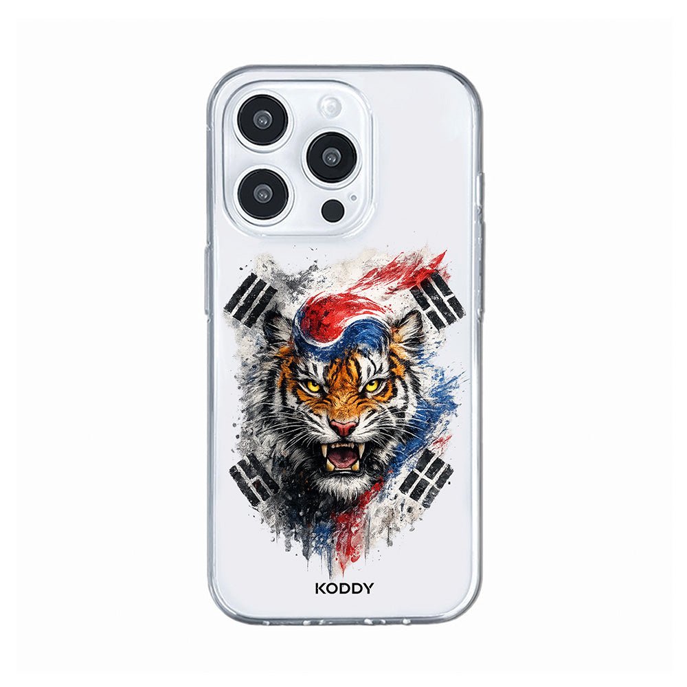 Korean Flag Tiger Phone Case-KODDY aesthetic iphone case UK