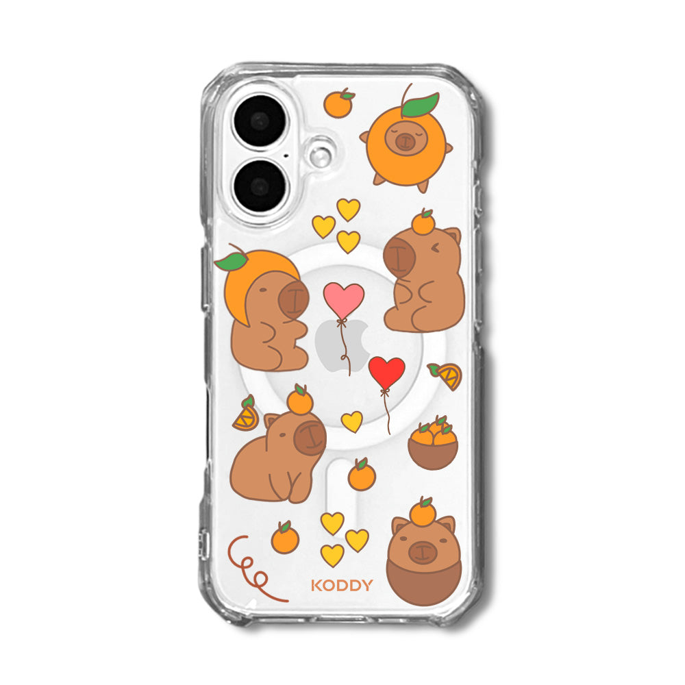 Cute Capybara Delight Phone Case-KODDY