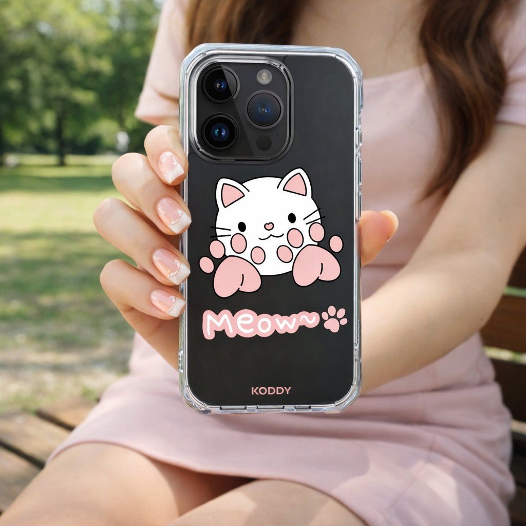 Meow Kitty Phone Case - KODDY aesthetic iphone case UK