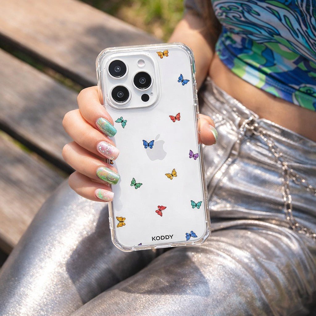 Mini Colourful Butterflies Phone Case-KODDY aesthetic iphone case UK