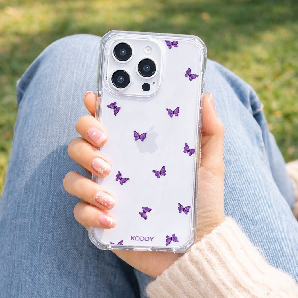 Mini Purple Butterflies Phone Case - KODDY
