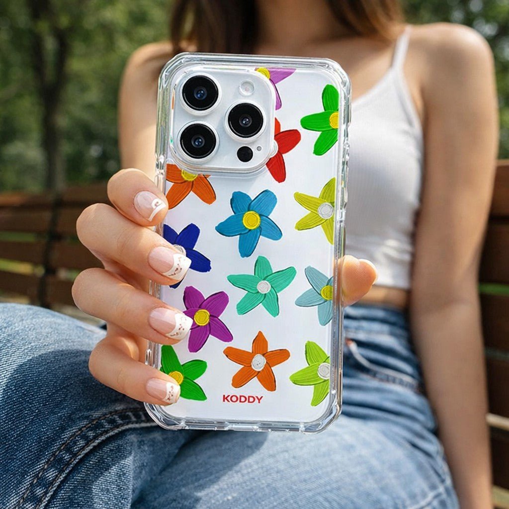 Oil Painted Daisy Flowers Phone Case - KODDY aesthetic iphone case UK