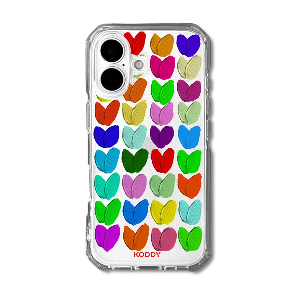 Oil Painted Hearts Phone Case - KODDY