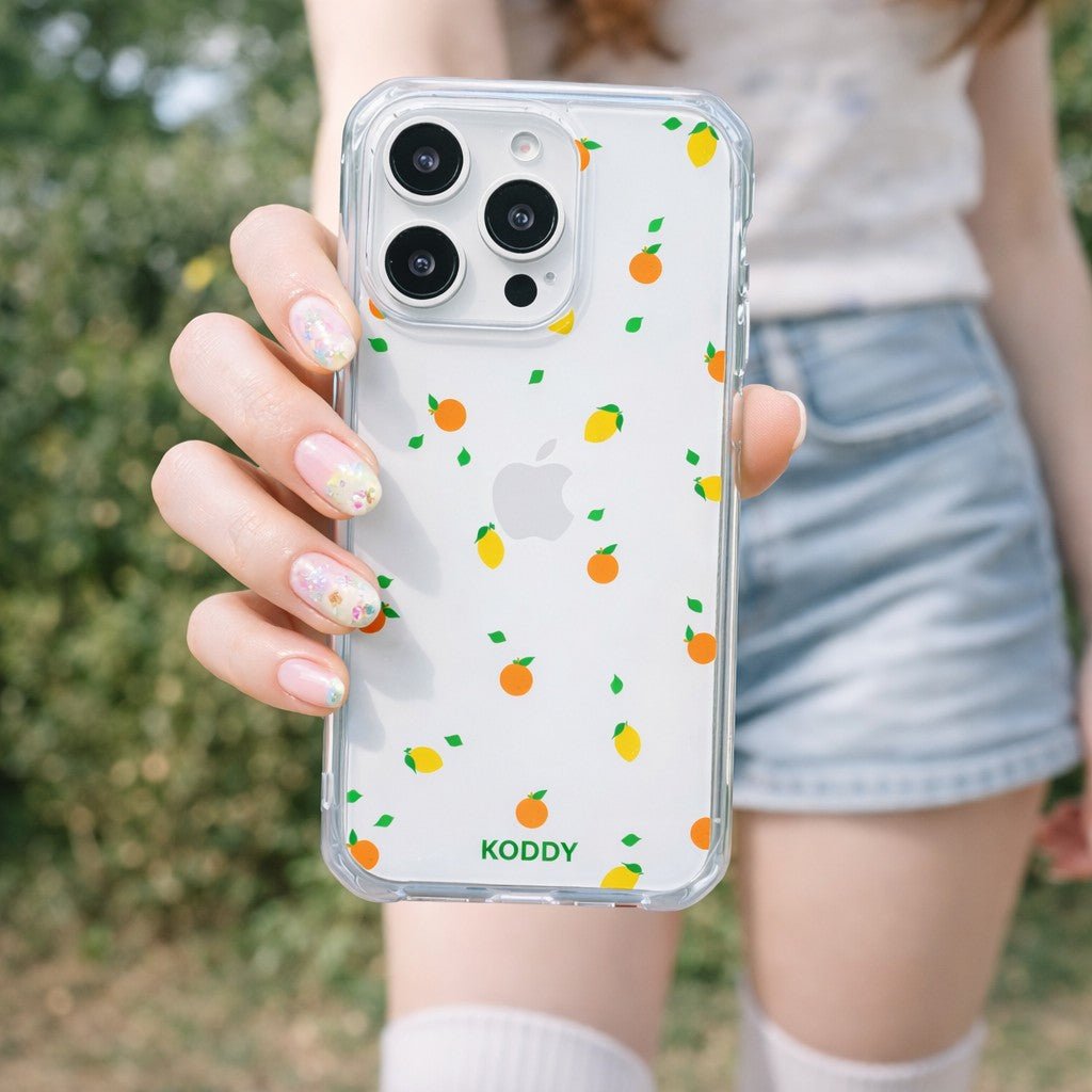 Orange and Lemon Joy Phone Case - KODDY aesthetic iphone case UK