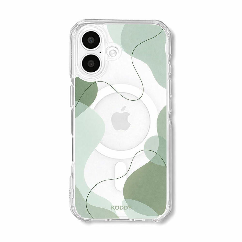 Sage Green Abstract Aesthetic Phone Case