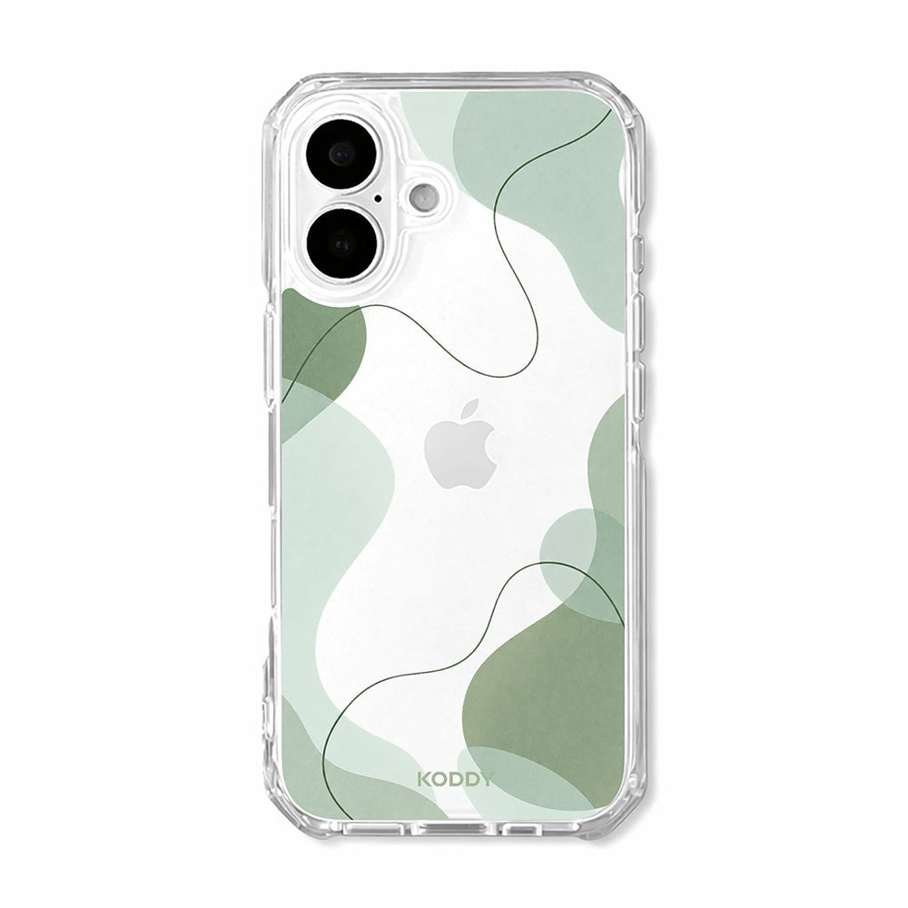 Sage Green Abstract Aesthetic Phone Case