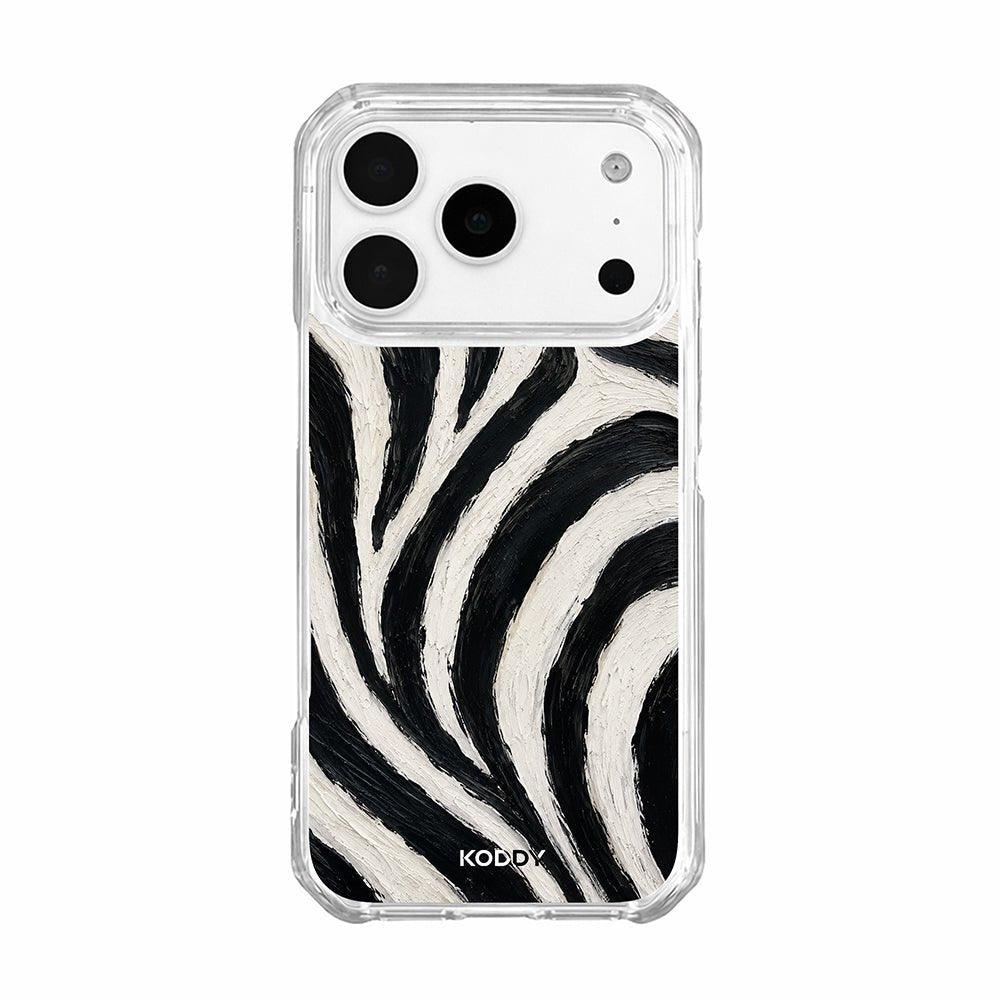 Painted Zebra Print Phone Case
