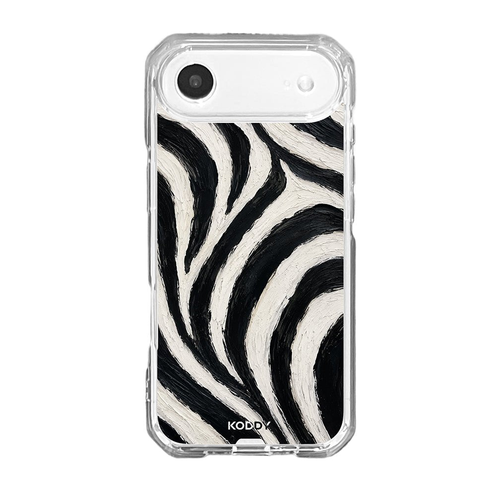 Painted Zebra Print Phone Case