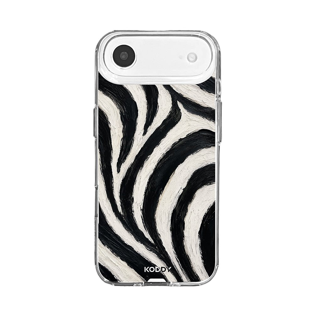 Painted Zebra Print Phone Case